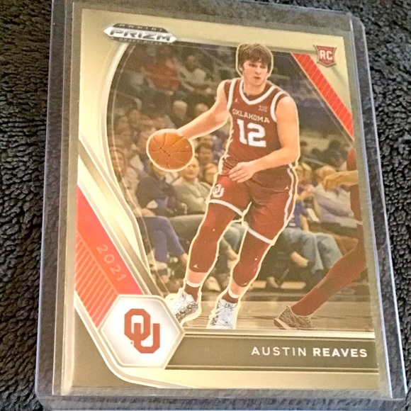 AUSTIN REEVES 2021 Panini Prizm Rookie Card #49 Rookie RC Oklahoma/Lakers - Picture 2 of 3